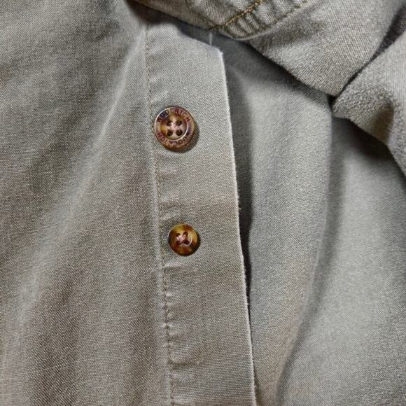 Woolrich VTG Mens Button Down Shirt Size Large Green Hunting Outdoors Workwear - Picture 7 of 12